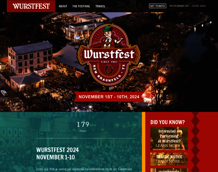 Wurstfest.com thumbnail