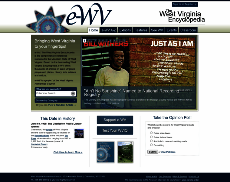 Wvencyclopedia.org thumbnail