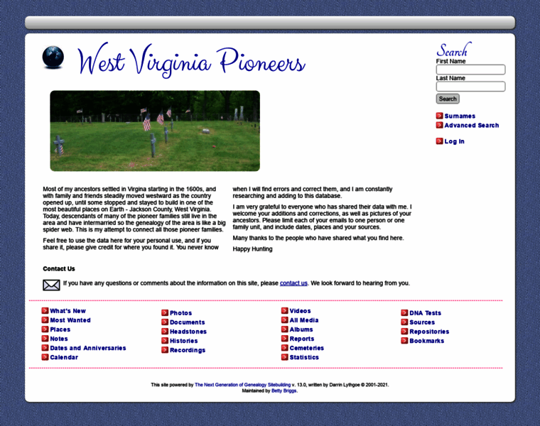 Wvpioneers.com thumbnail