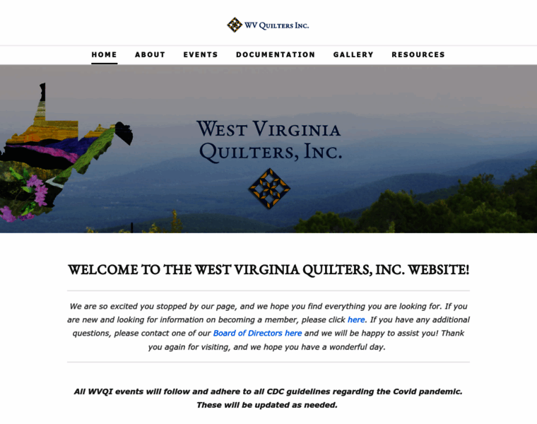 Wvquilters.org thumbnail