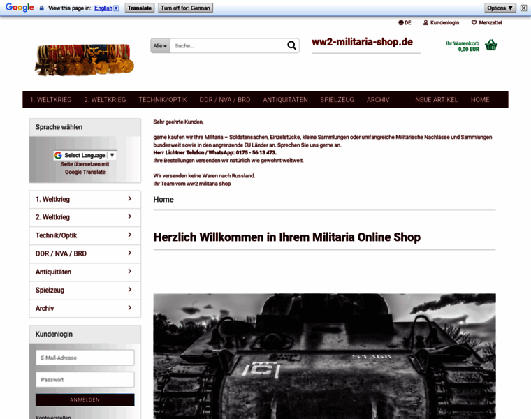 Ww2-militaria-shop.de thumbnail
