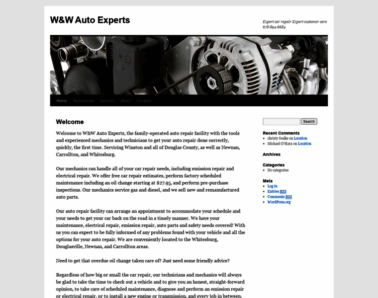 Wwautoexperts.com thumbnail