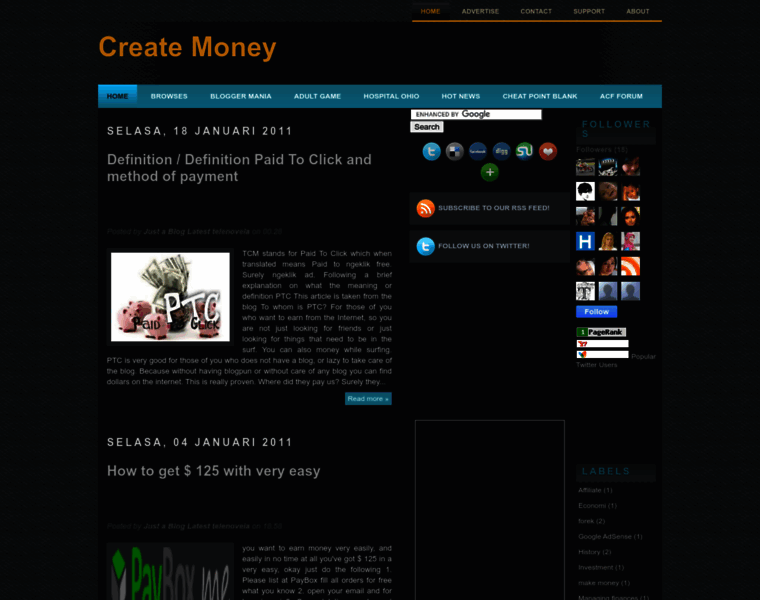 Www-createmoney.blogspot.com thumbnail