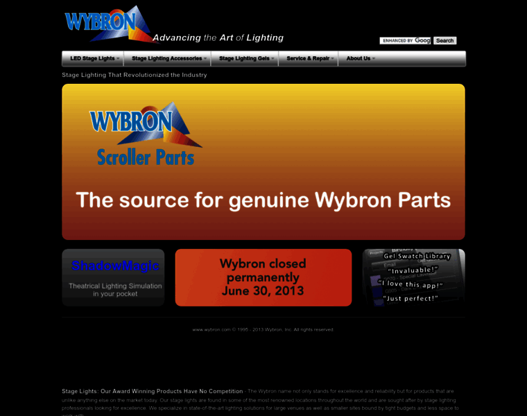 Wybron.com thumbnail