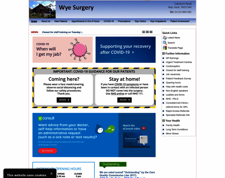 Wyesurgery.co.uk thumbnail