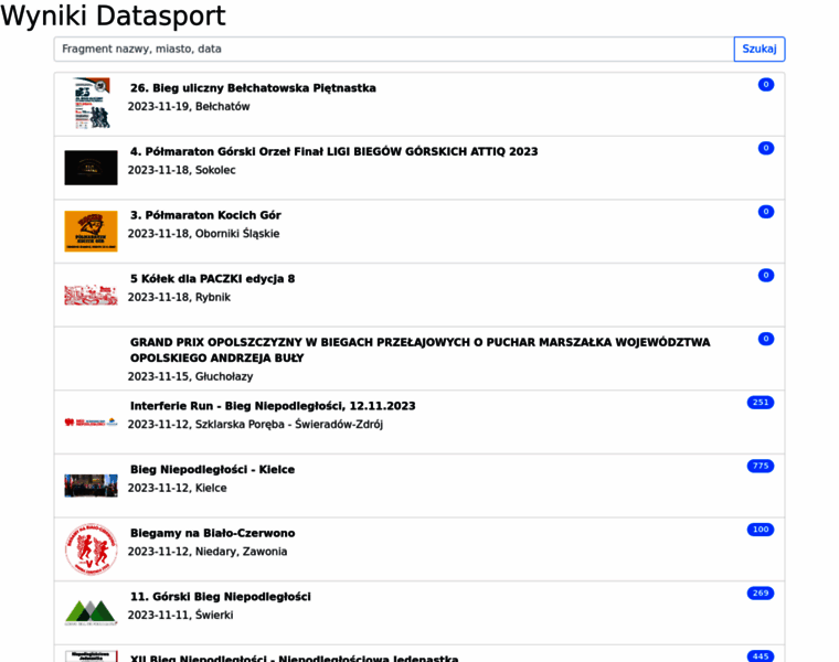Wyniki.datasport.pl thumbnail