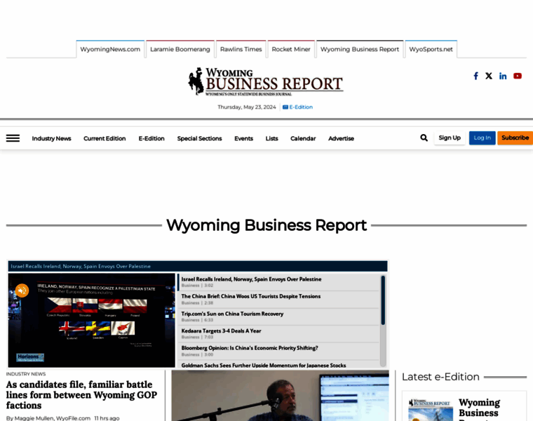 Wyomingbusinessreport.com thumbnail
