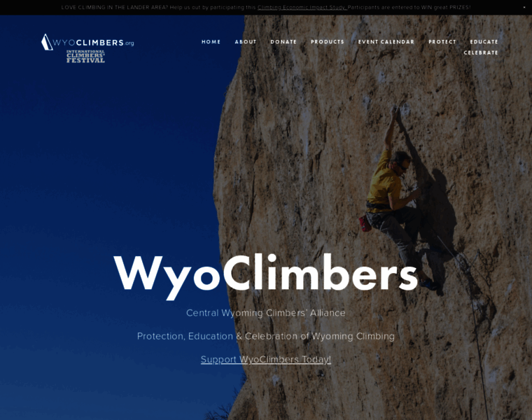 Wyomingclimbers.org thumbnail