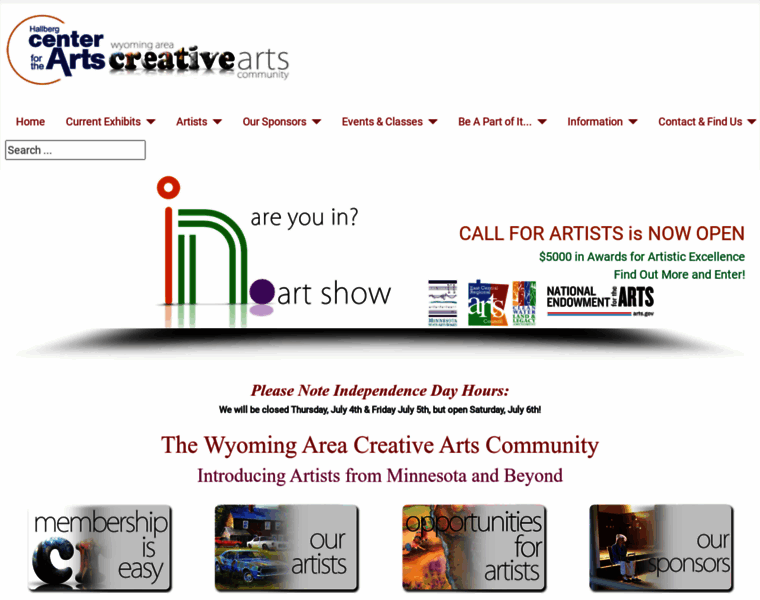 Wyomingcreativearts.org thumbnail