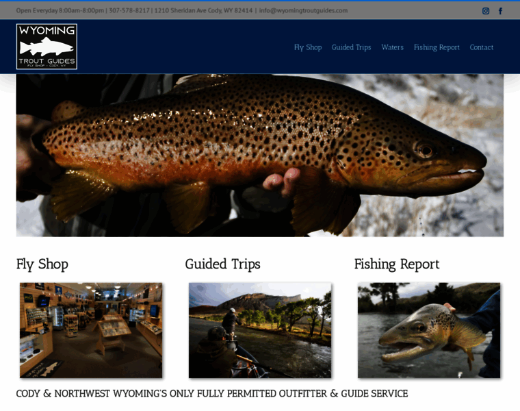 Wyomingtroutguides.com thumbnail
