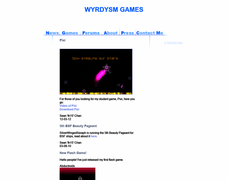 Wyrdysm.com thumbnail