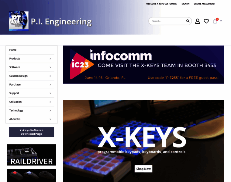X-keys.com thumbnail