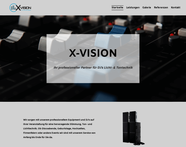 X-vision-dj.de thumbnail