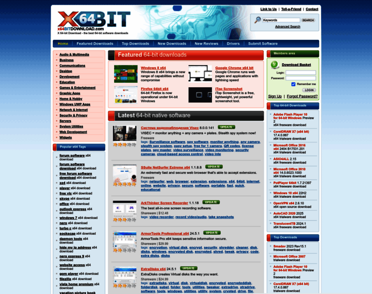 X64bitdownload.com thumbnail