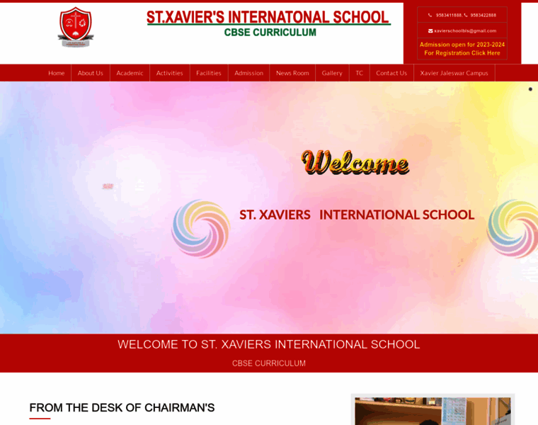 Xavierinternationalschool.org thumbnail