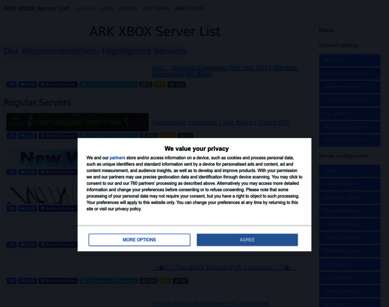 Xbox-arkservers.com thumbnail