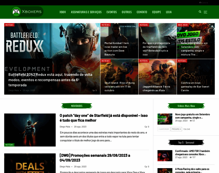 Xboxers.com.br thumbnail