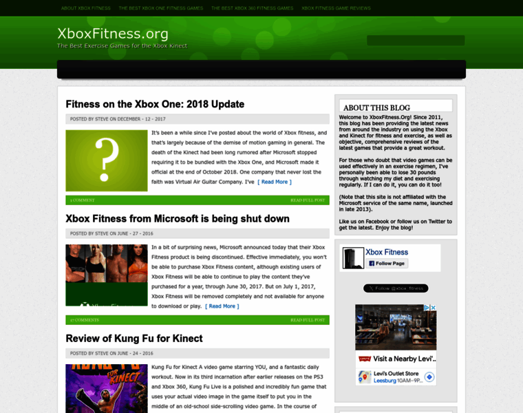 Xboxfitness.org thumbnail