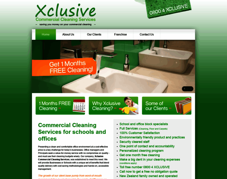 Xclusivecommercialcleaning.co.nz thumbnail