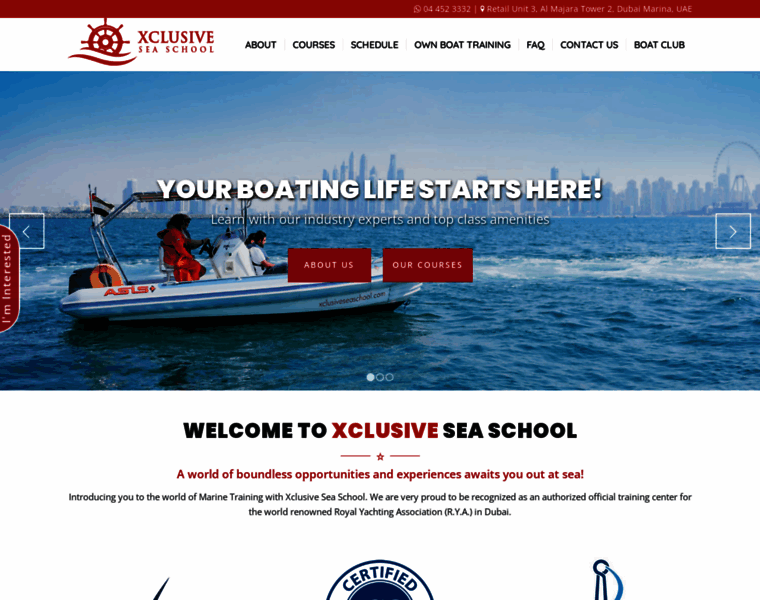 Xclusiveseaschool.com thumbnail