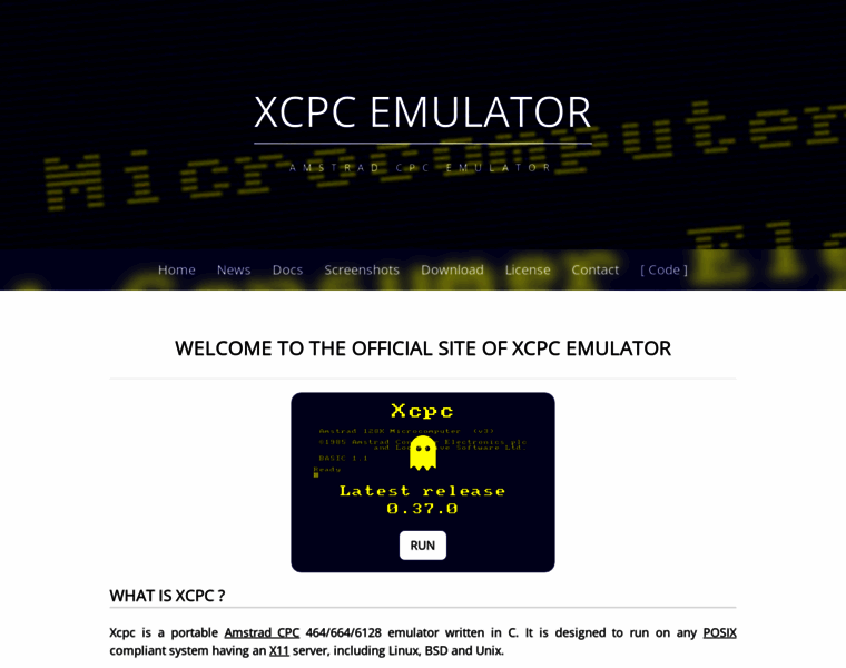 Xcpc-emulator.net thumbnail
