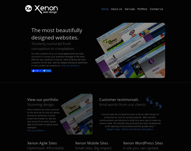 Xenon-webdesign.co.uk thumbnail
