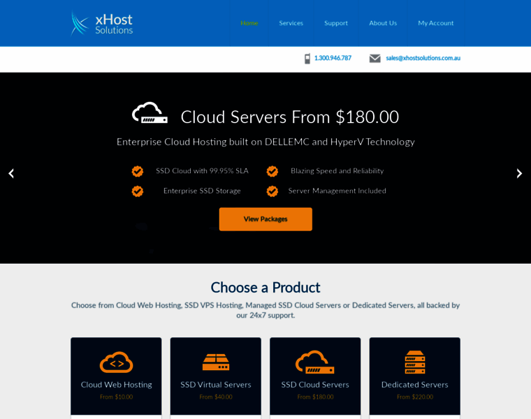 Xhostsolutions.com thumbnail
