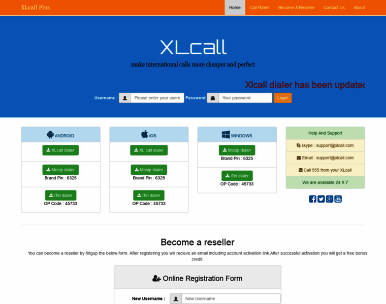 Xlcall.com thumbnail