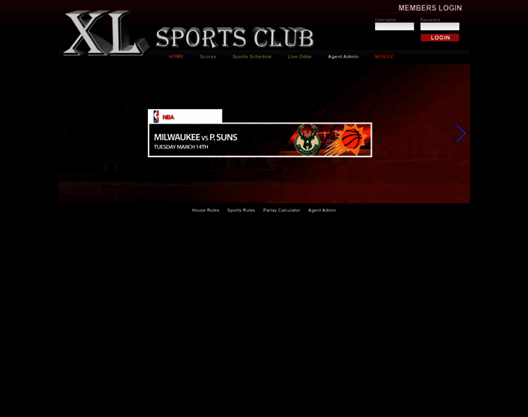 Xlsportsclub.com thumbnail