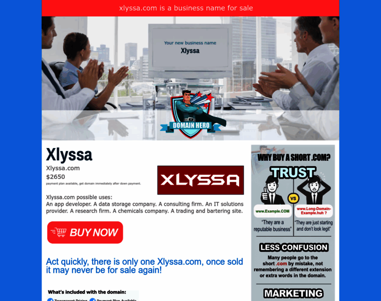Xlyssa.com thumbnail