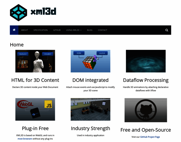 Xml3d.org thumbnail