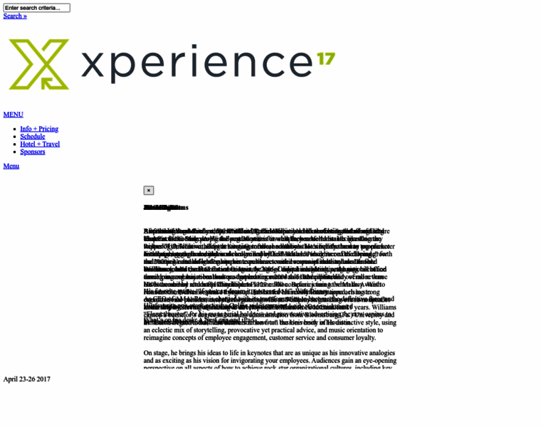 Xperience2017.com thumbnail