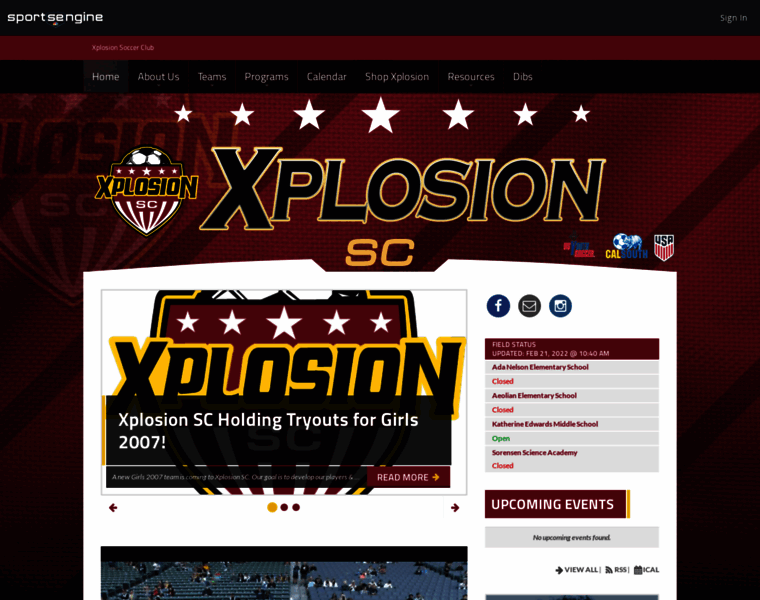 Xplosionsc.com thumbnail