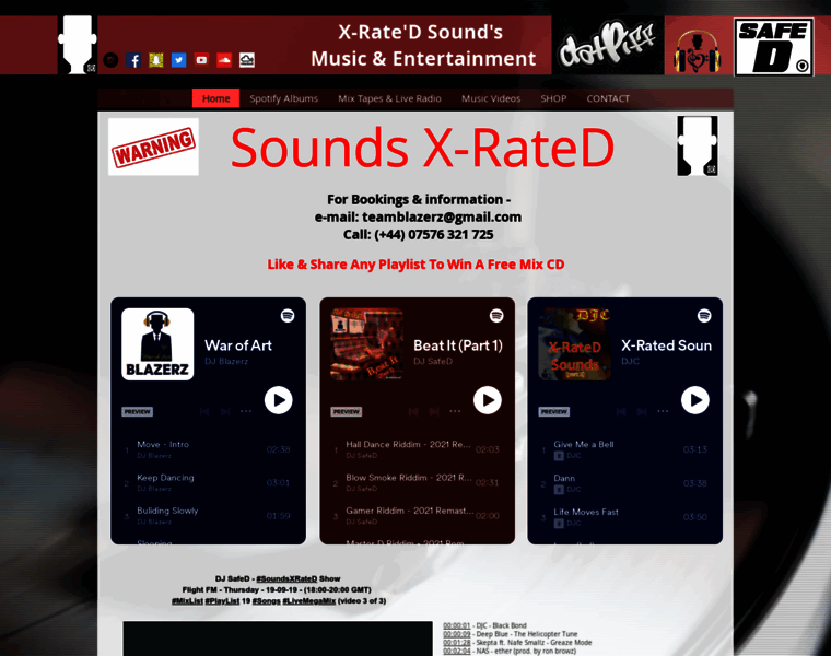 Xratedsounds.com thumbnail