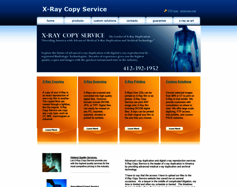 Xraycopyservice.com thumbnail