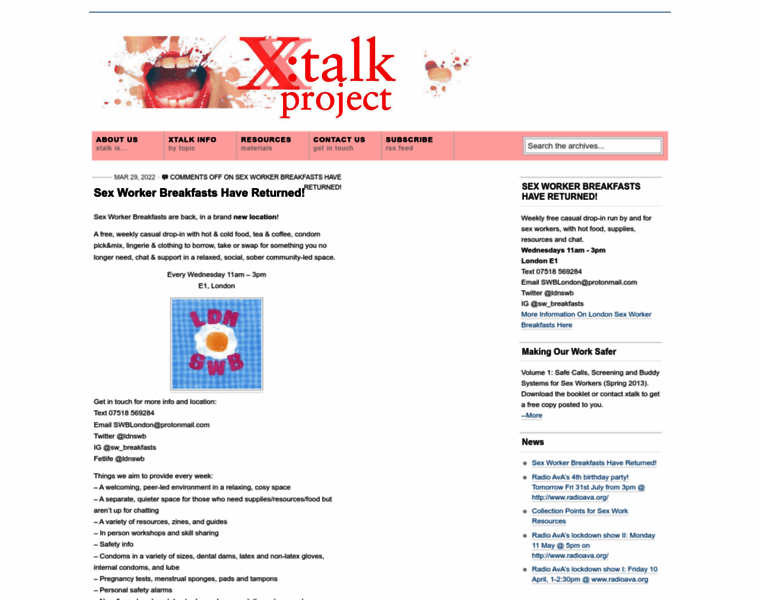 Xtalkproject.net thumbnail
