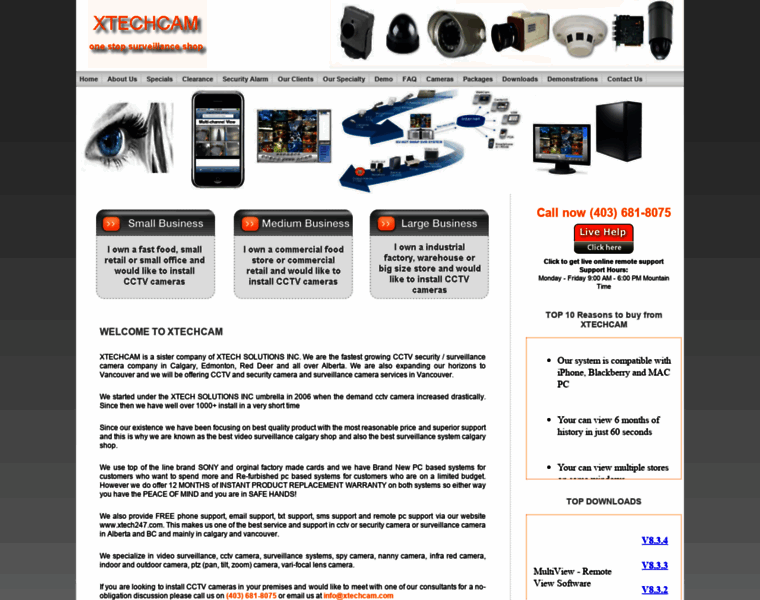 Xtechcam.com thumbnail