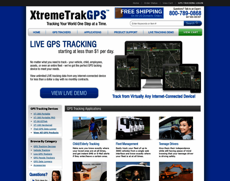 Xtremetrakgps.com thumbnail