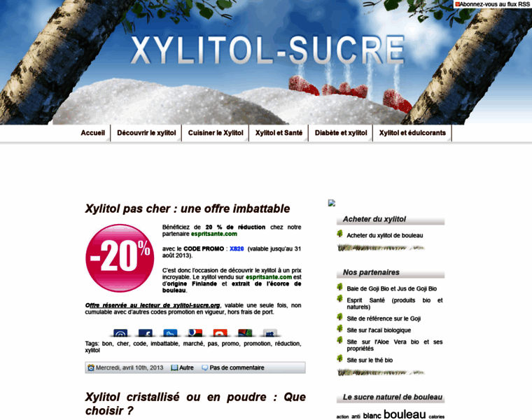 Xylitol-sucre.org thumbnail