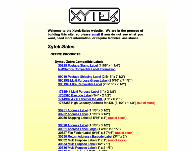 Xytek-sales.com thumbnail