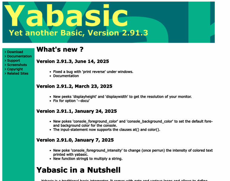 Yabasic.de thumbnail Yabasic.de thumbnail