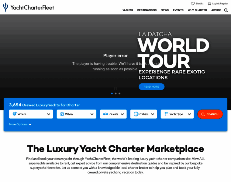 Yachtcharterfleet.com thumbnail