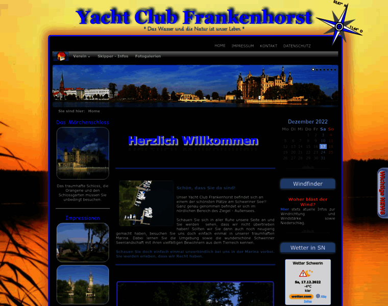 Yachtclubfrankenhorst.de thumbnail