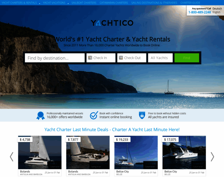 Yachtico.com thumbnail