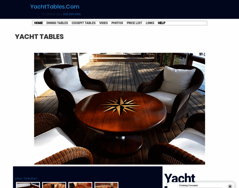 Yachttables.com thumbnail