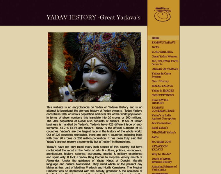 Yadavhistory.com thumbnail