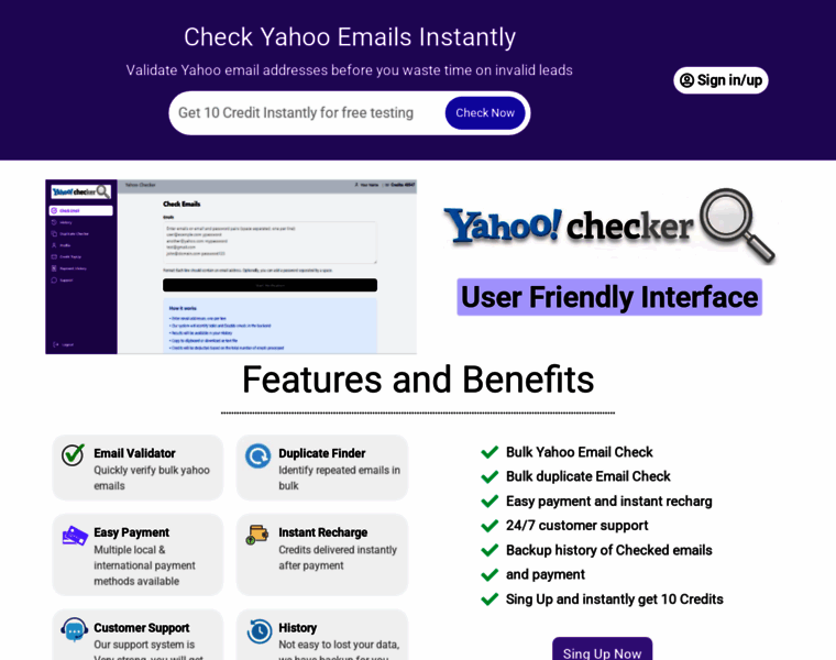 Yahoochecker.com thumbnail