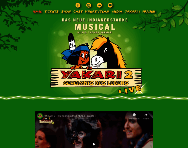 Yakari-musical.de thumbnail