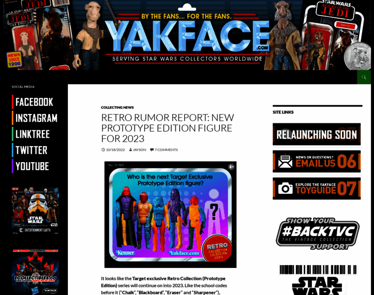 Yakface.com thumbnail
