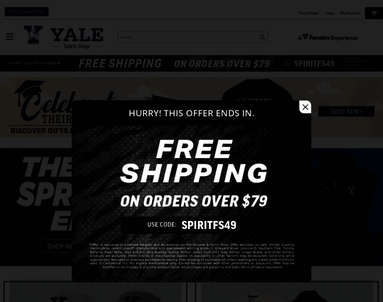 Yale.shoptruespirit.com thumbnail